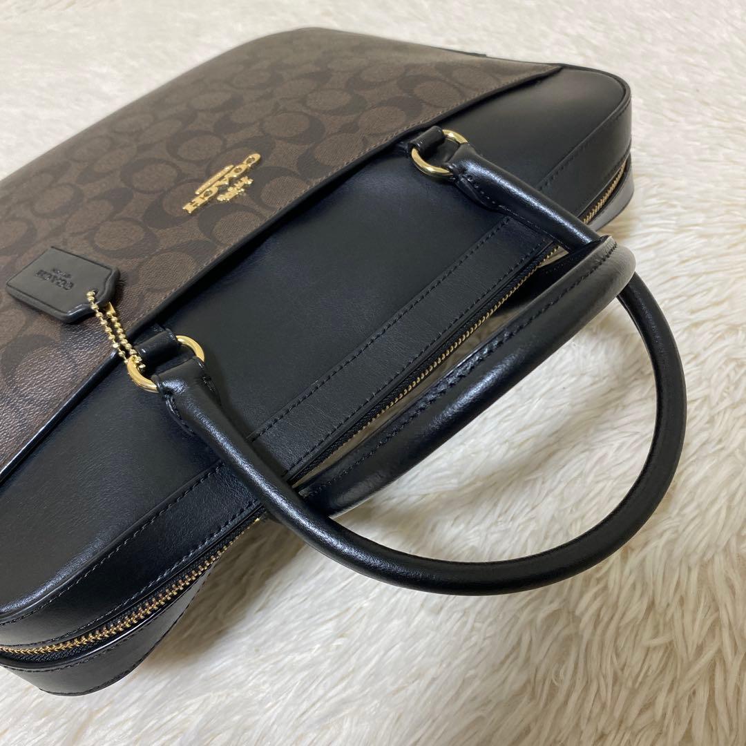 コーチ COACH シグネチャー ハンドバッグ A4可　ビジネスバッグ男女兼用