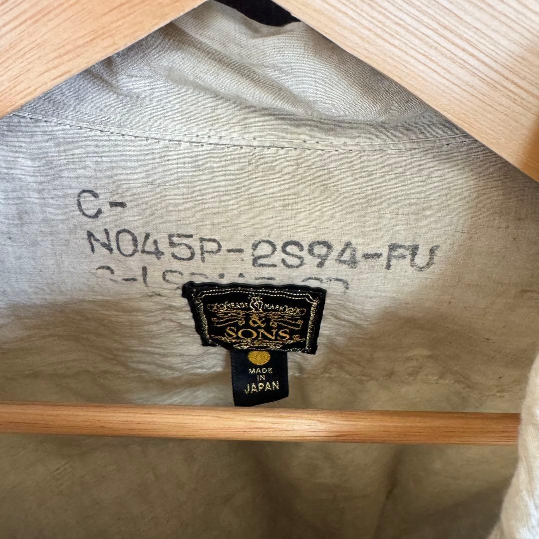 Gypsy&sons ミリタリーベージュジャケット