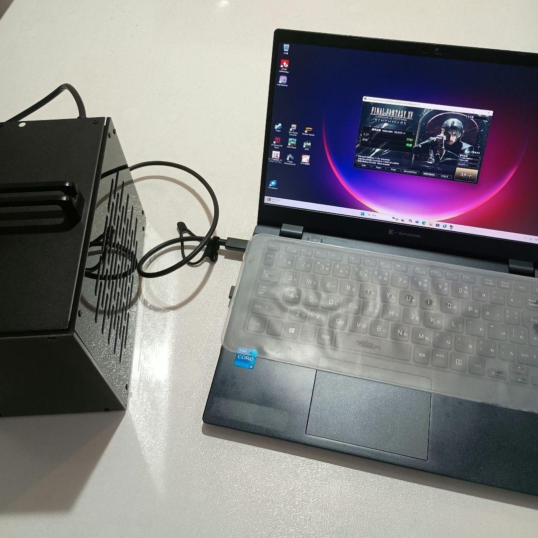 Radeon RX6600 ITX thunderbolts EGPU セット