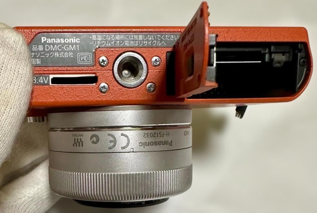 【動作品】LUMIXDMC-GM1オレンジ12-32mmレンズキット
