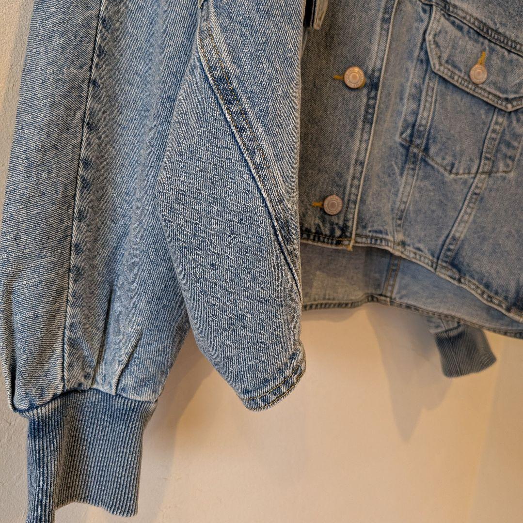 PASSIONE　パシオーネ　デニム Vネック ノーカラー ジャケット