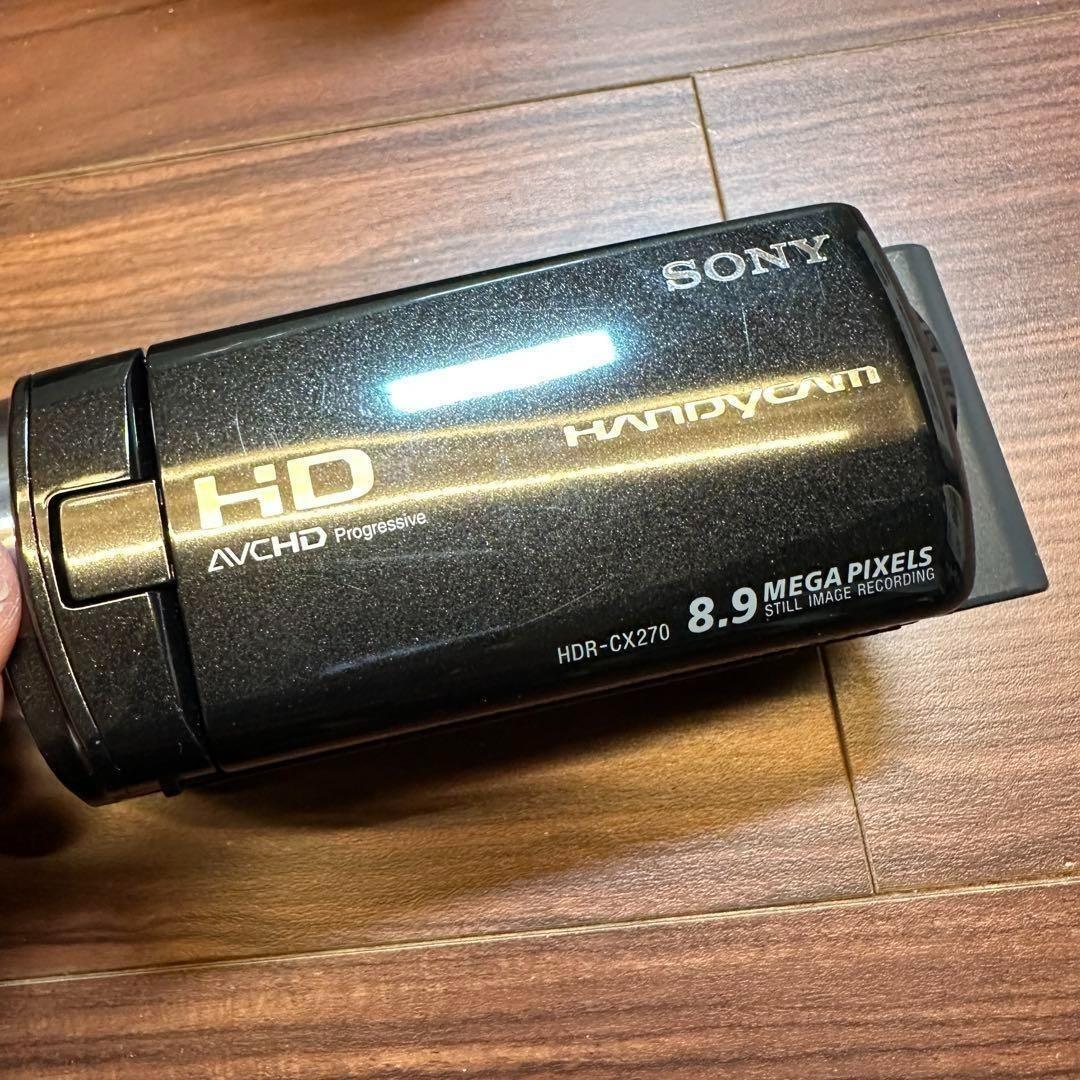 SONY HDR-CX270V(W) ビデオカメラ 2778