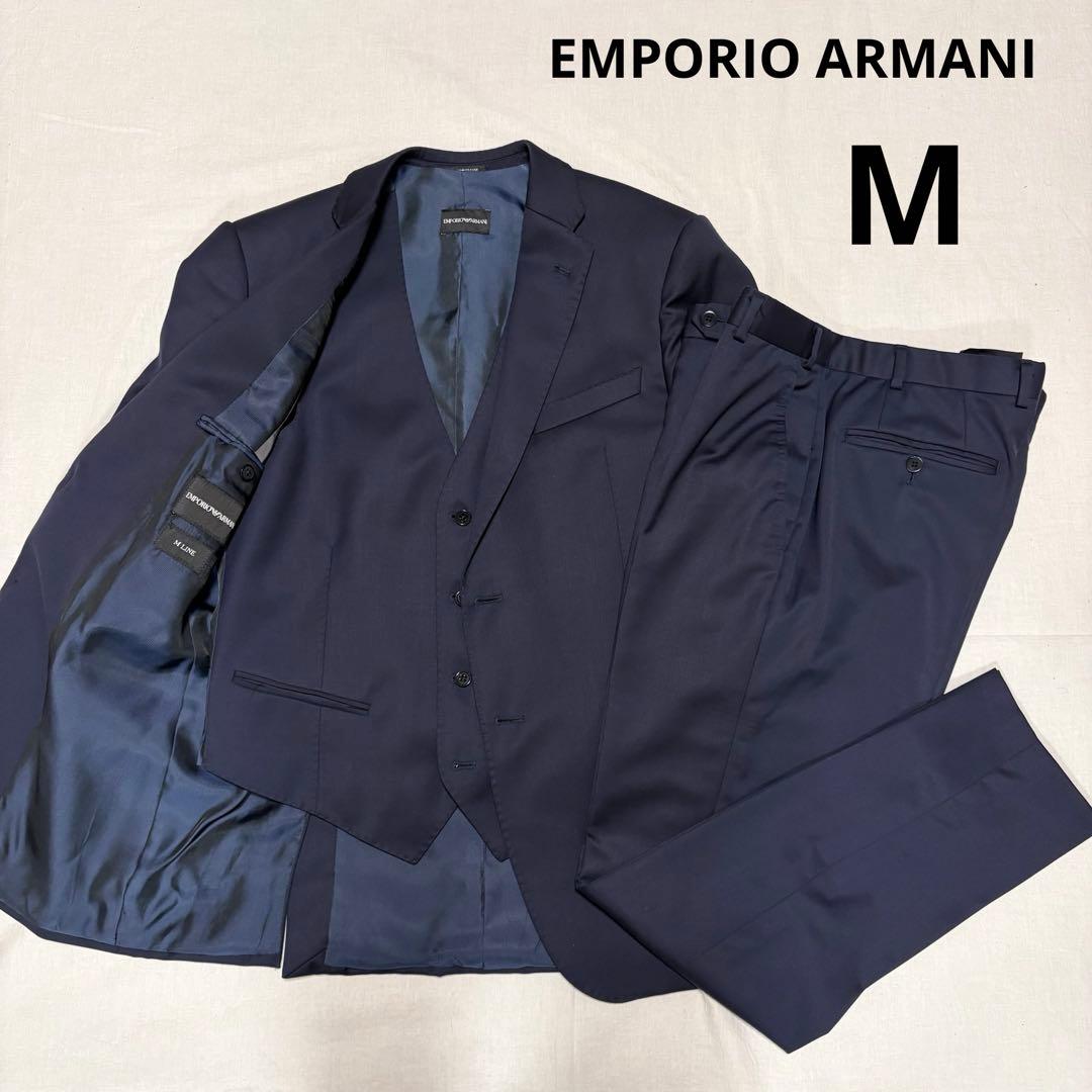 EMPORIO ARMANI3点セットネイビー ビジネススーツ