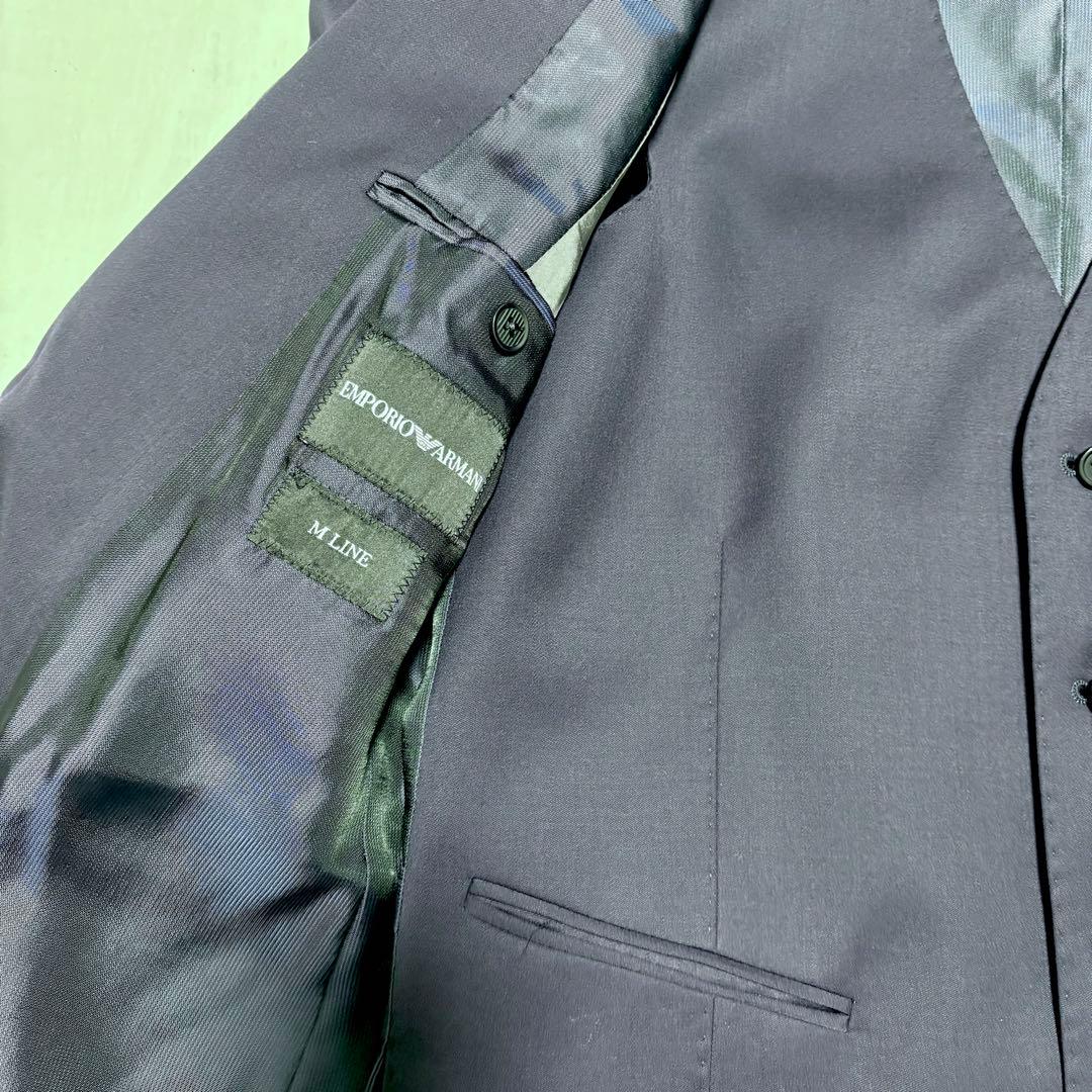 EMPORIO ARMANI3点セットネイビー ビジネススーツ