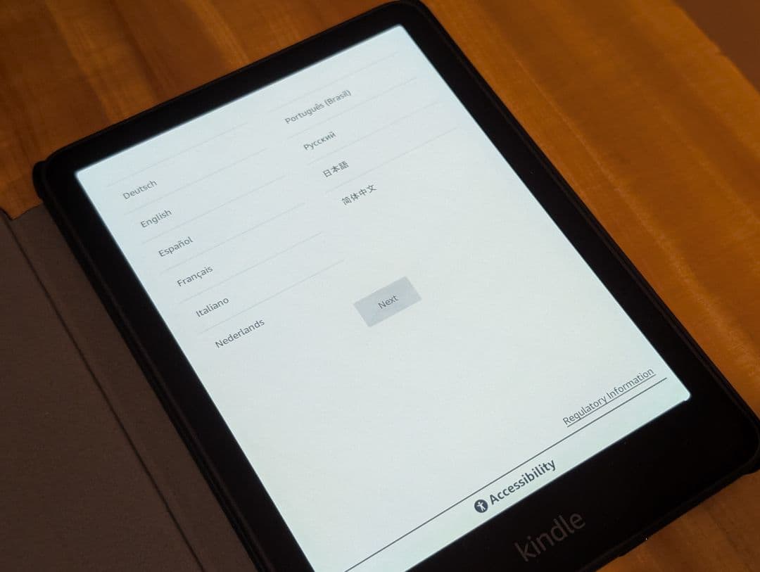 Kindle Paperwhite 第12世代 レザーカバー　電子書籍リーダー