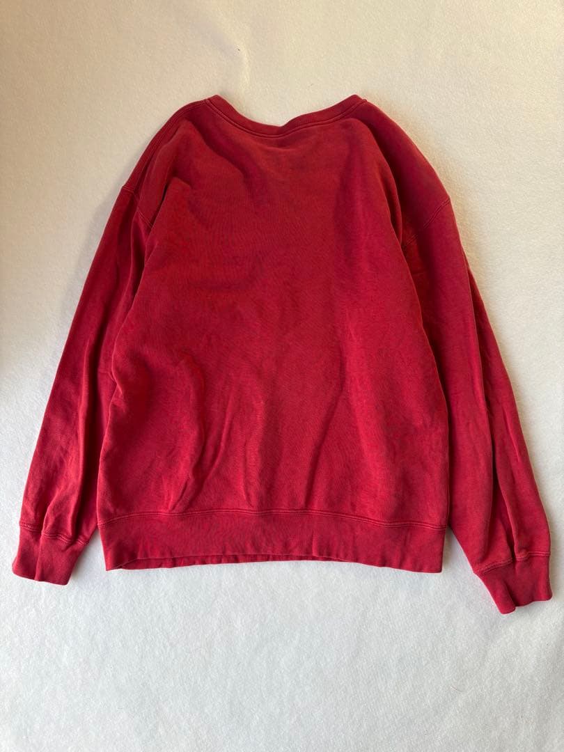 レアデザイン❤︎PINK HOUSEワッペン　チェック　ボタン赤スウェット　古着屋