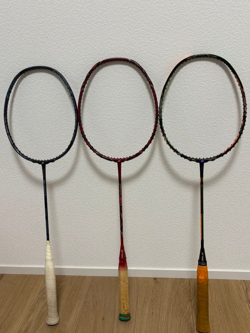 バドミントンラケット 3本セットまとめ売り