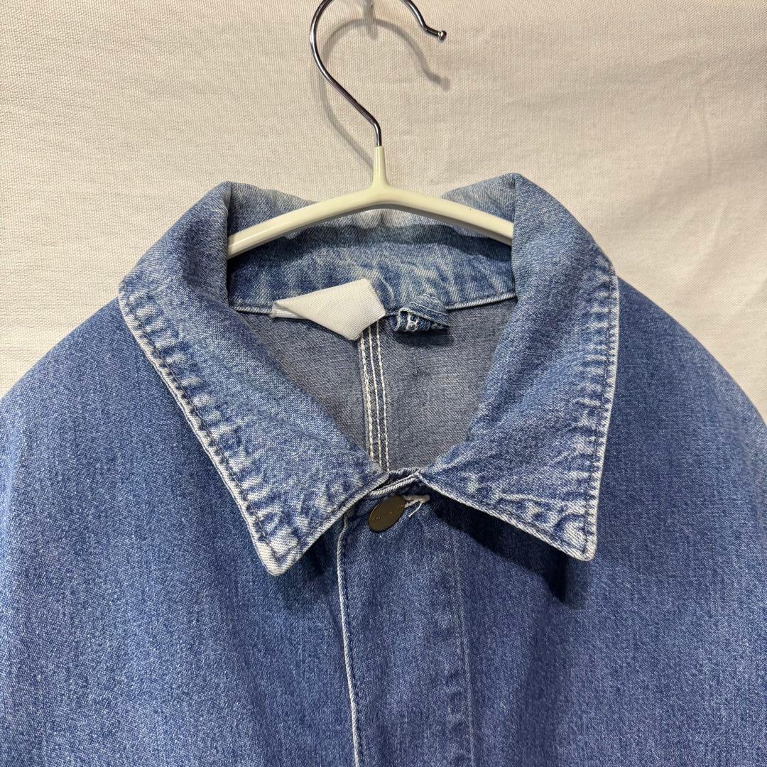 80s 90s USA製 カーハート デニムカバーオール チョアコート