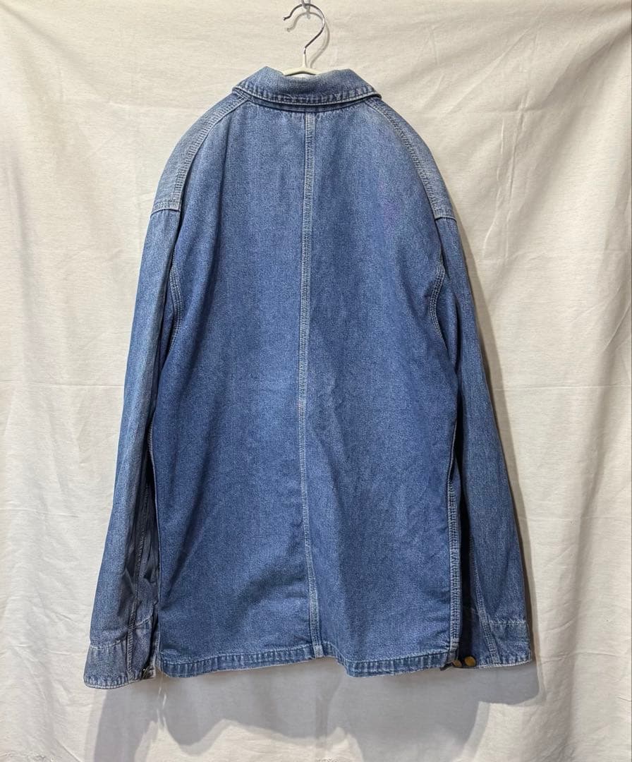 80s 90s USA製 カーハート デニムカバーオール チョアコート