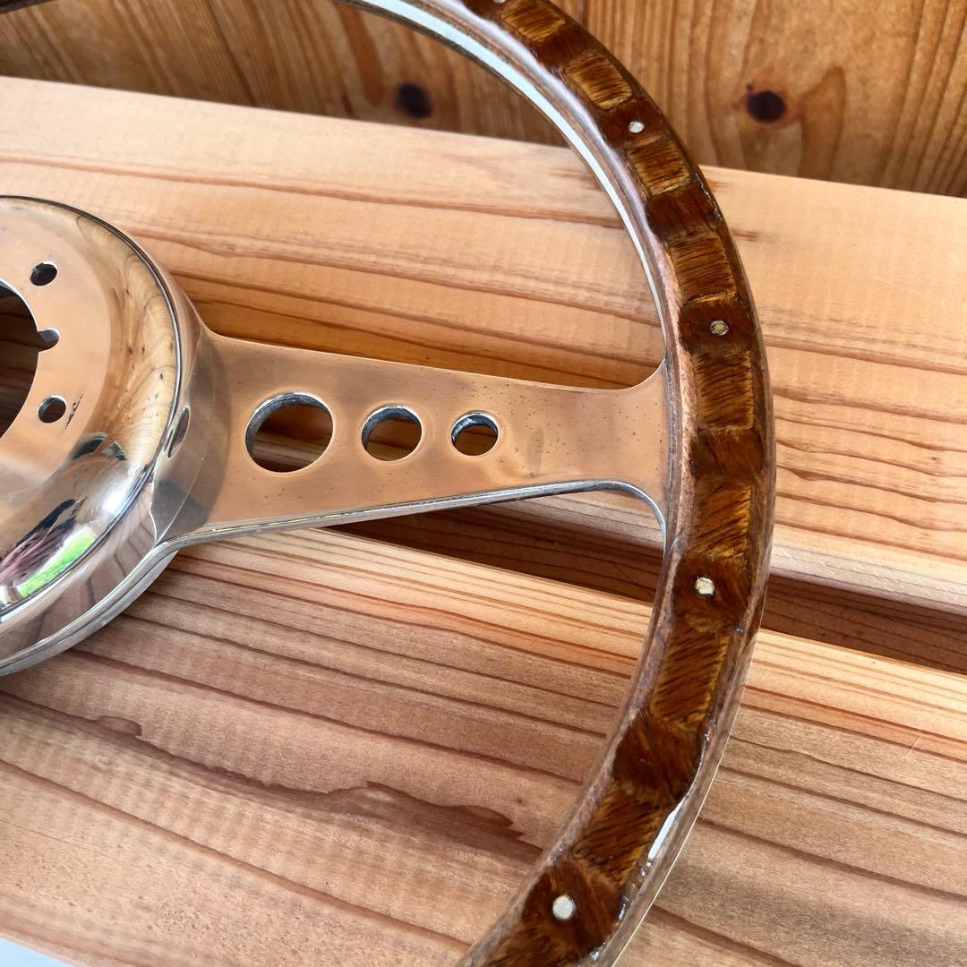 Moto-Lita ウッド ステアリング ⭐︎変換アダプター付き