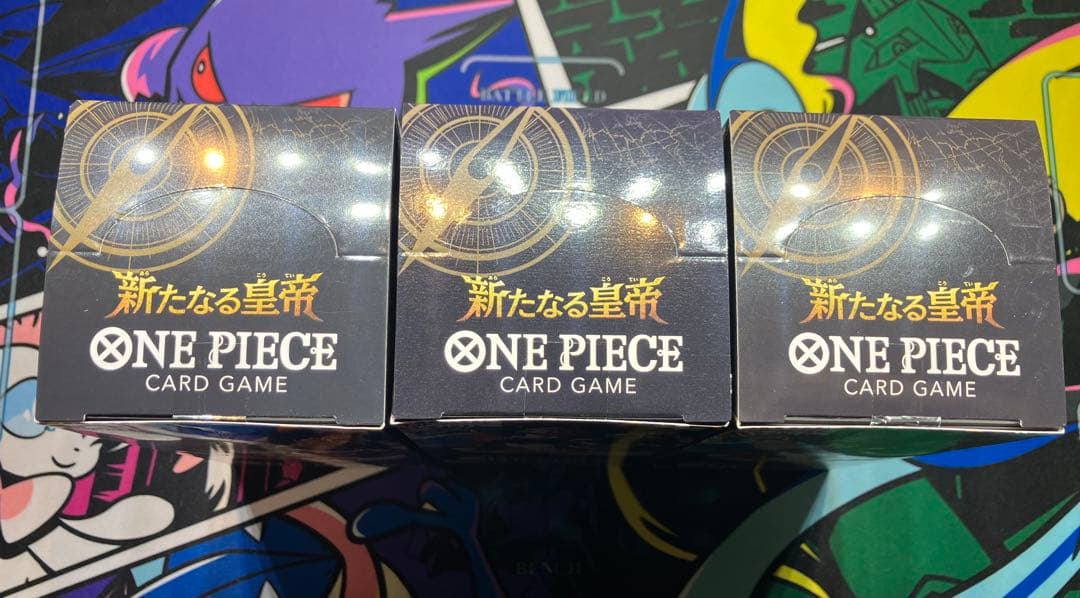 新たなる皇帝 テープ付き 新品未開封 3BOX ワンピースカード