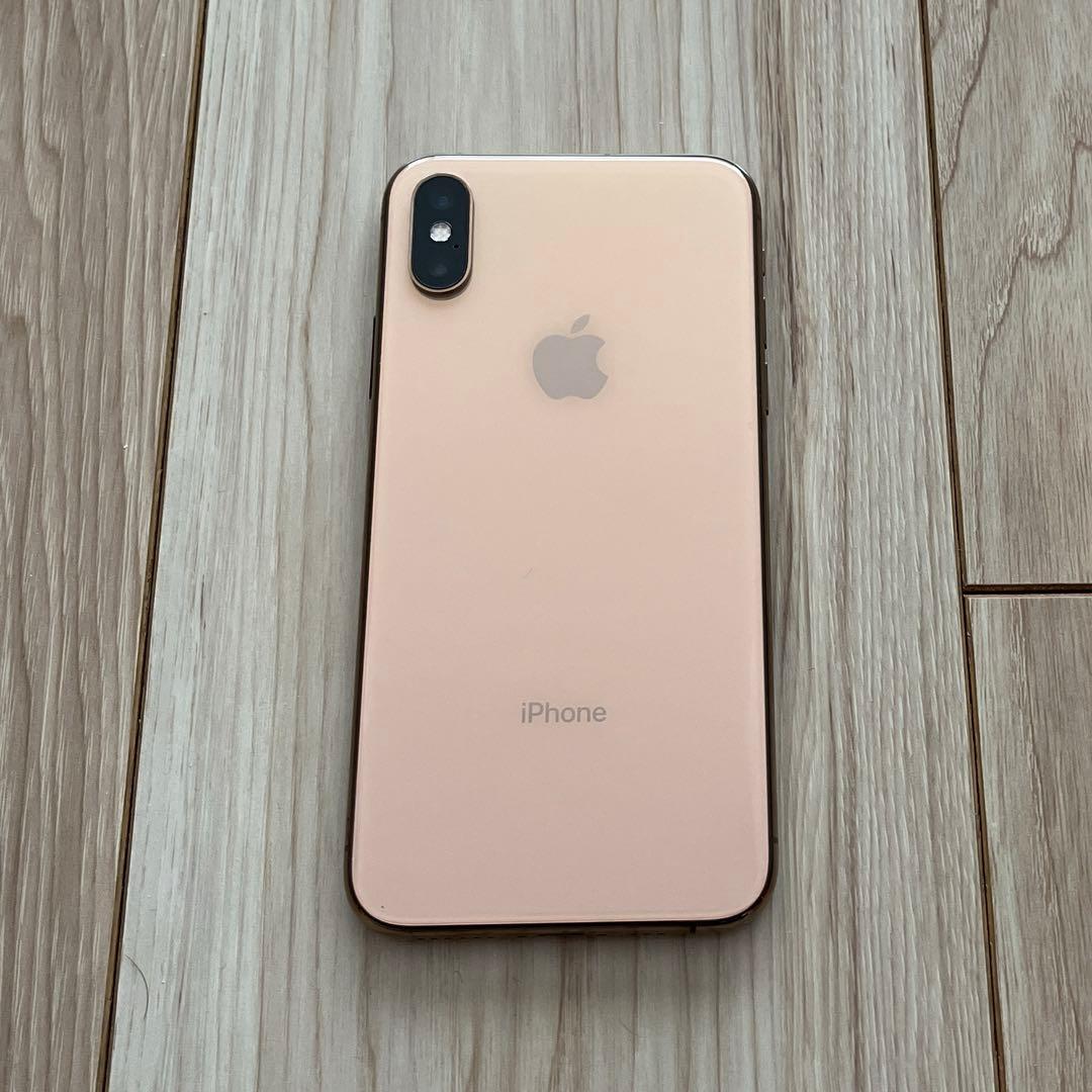 美品iPhoneXS 64GB GOLD ゴールドSIMフリーおまけ付き