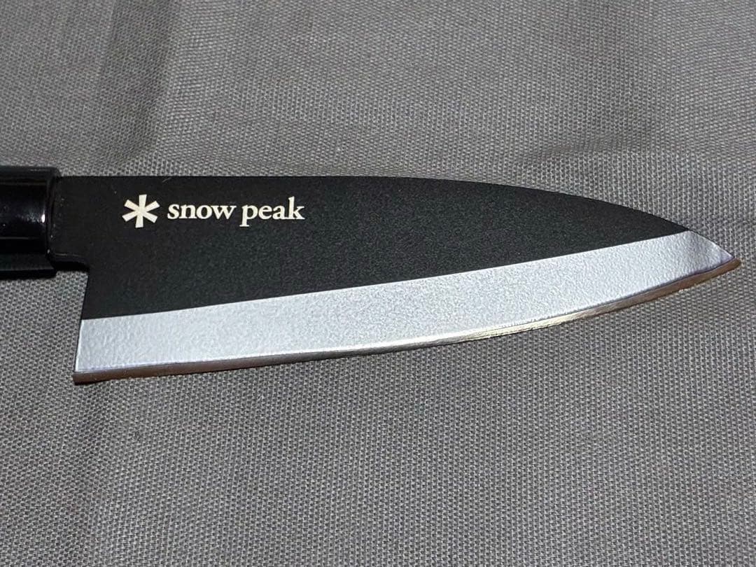 peak スノーピーク　包丁　ブラック出刃包丁 ポイントギフト