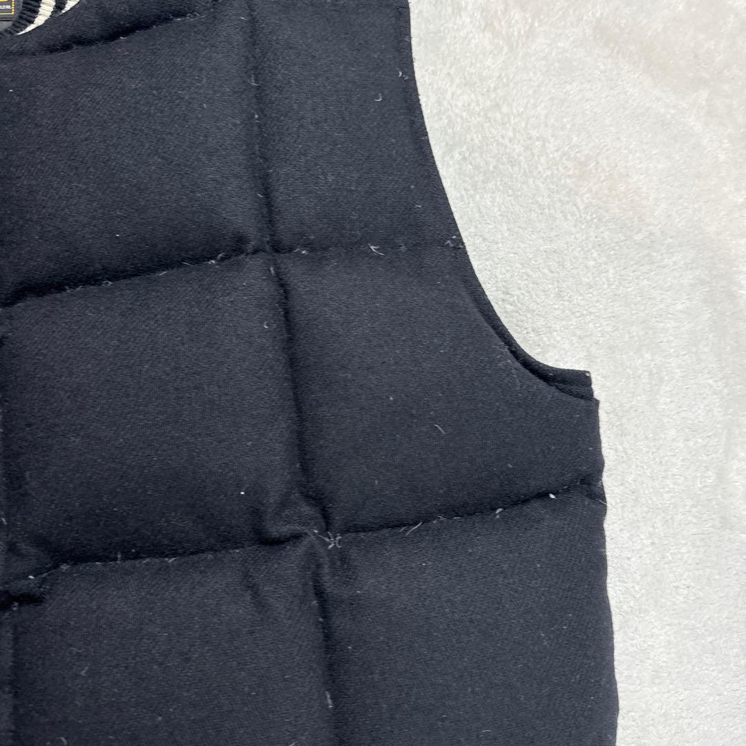 ダブルタップス　大きいサイズ　ダウンベスト　ブラック　XLサイズ