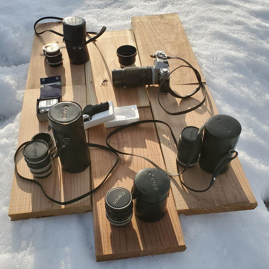 Canon 一眼レフ　フィルムカメラ＋レンズまとめて