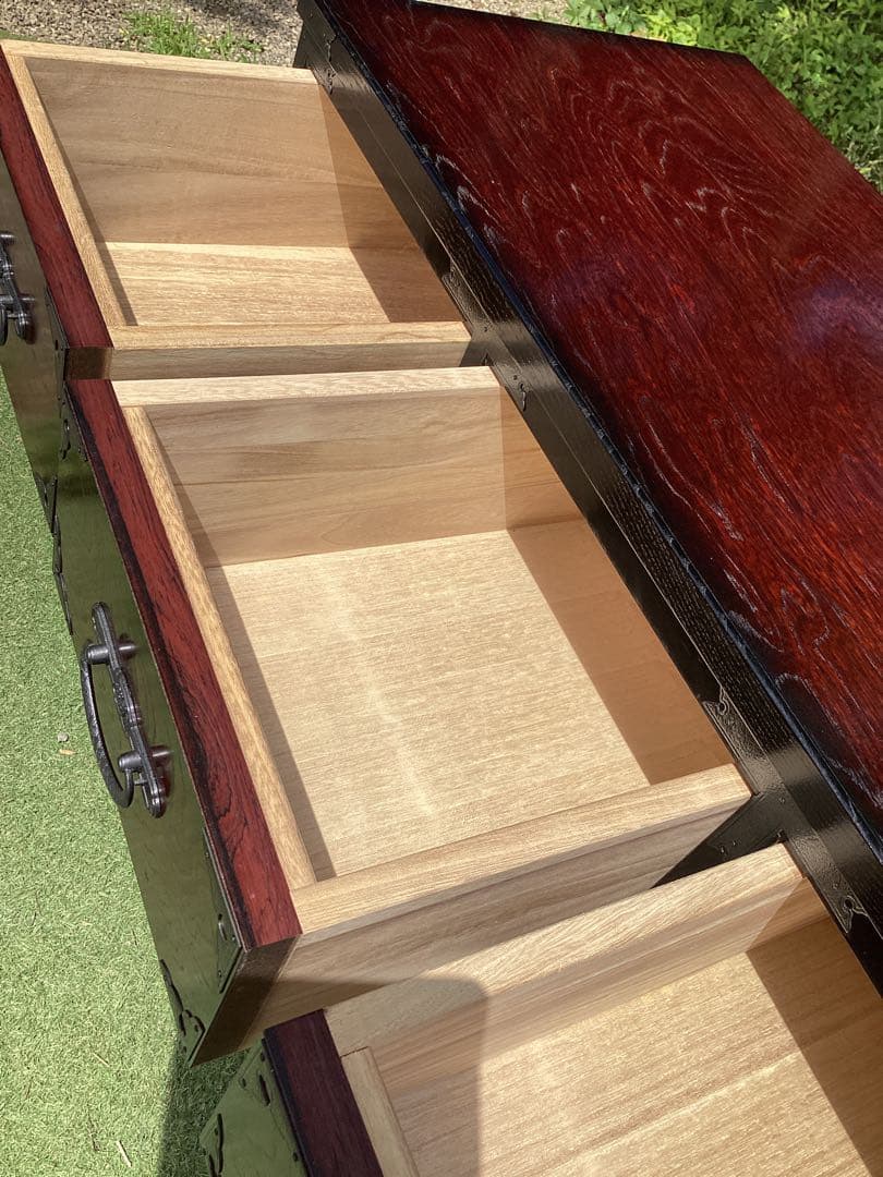 時代箪笥　民芸箪笥　収納家具　整理箪笥　装飾金具　和箪笥