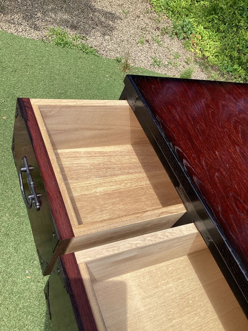 時代箪笥　民芸箪笥　収納家具　整理箪笥　装飾金具　和箪笥