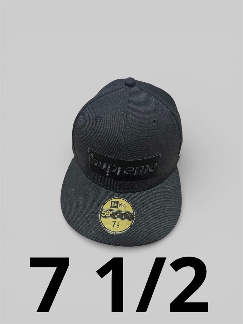 帽子 Supreme 14AW Tonal Box Logo New Era BK