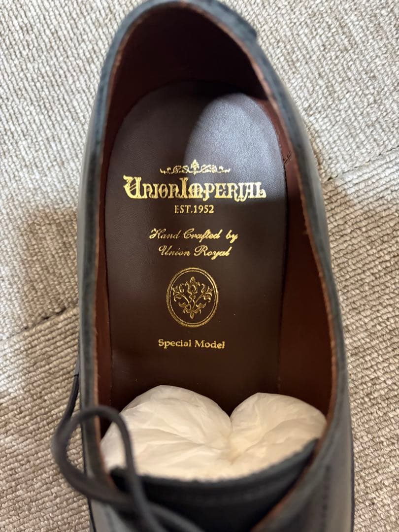 ユニオンインペリアル　ストレートチップ　ハンドソーン　U1940
