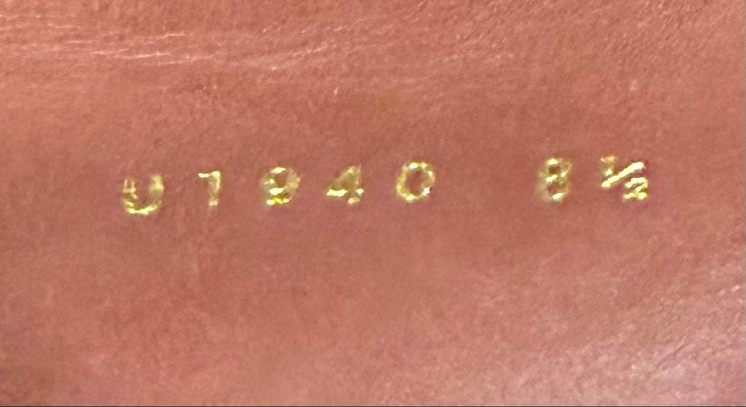 ユニオンインペリアル　ストレートチップ　ハンドソーン　U1940