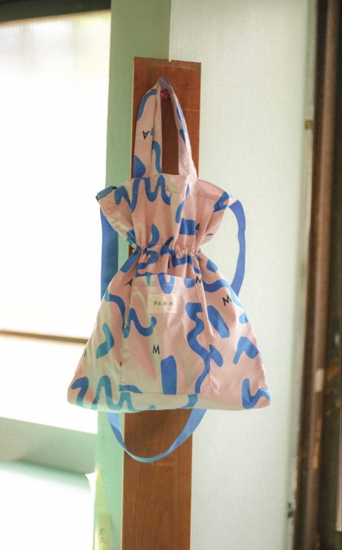 PAMM 巾着バッグ　ショルダーバッグ