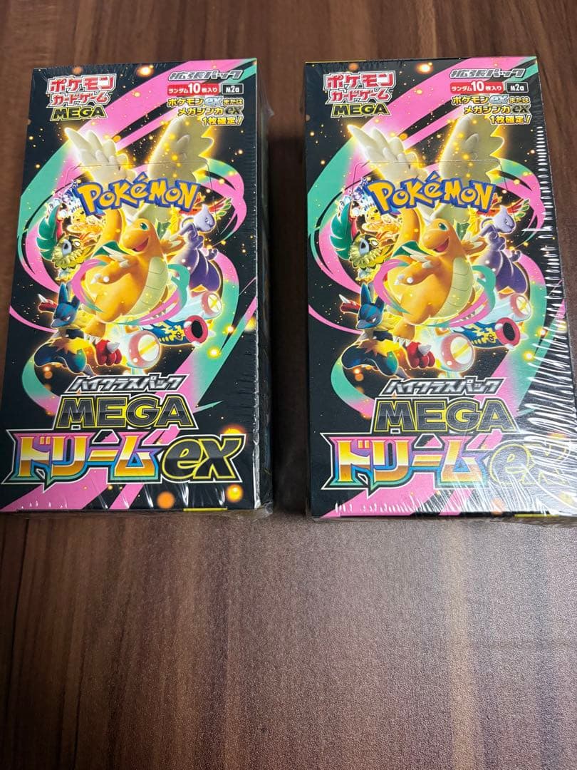 シュリンク付き　ポケモンカードゲーム MEGA ドリームEX 2BOX
