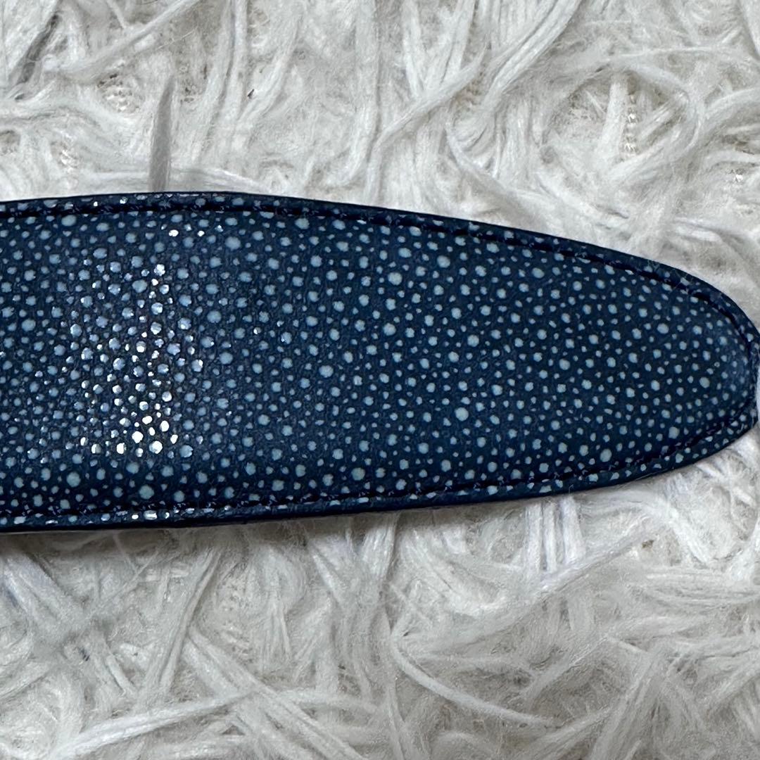 Elliot Rhodes 本革 スワロ装飾バックル ベルト