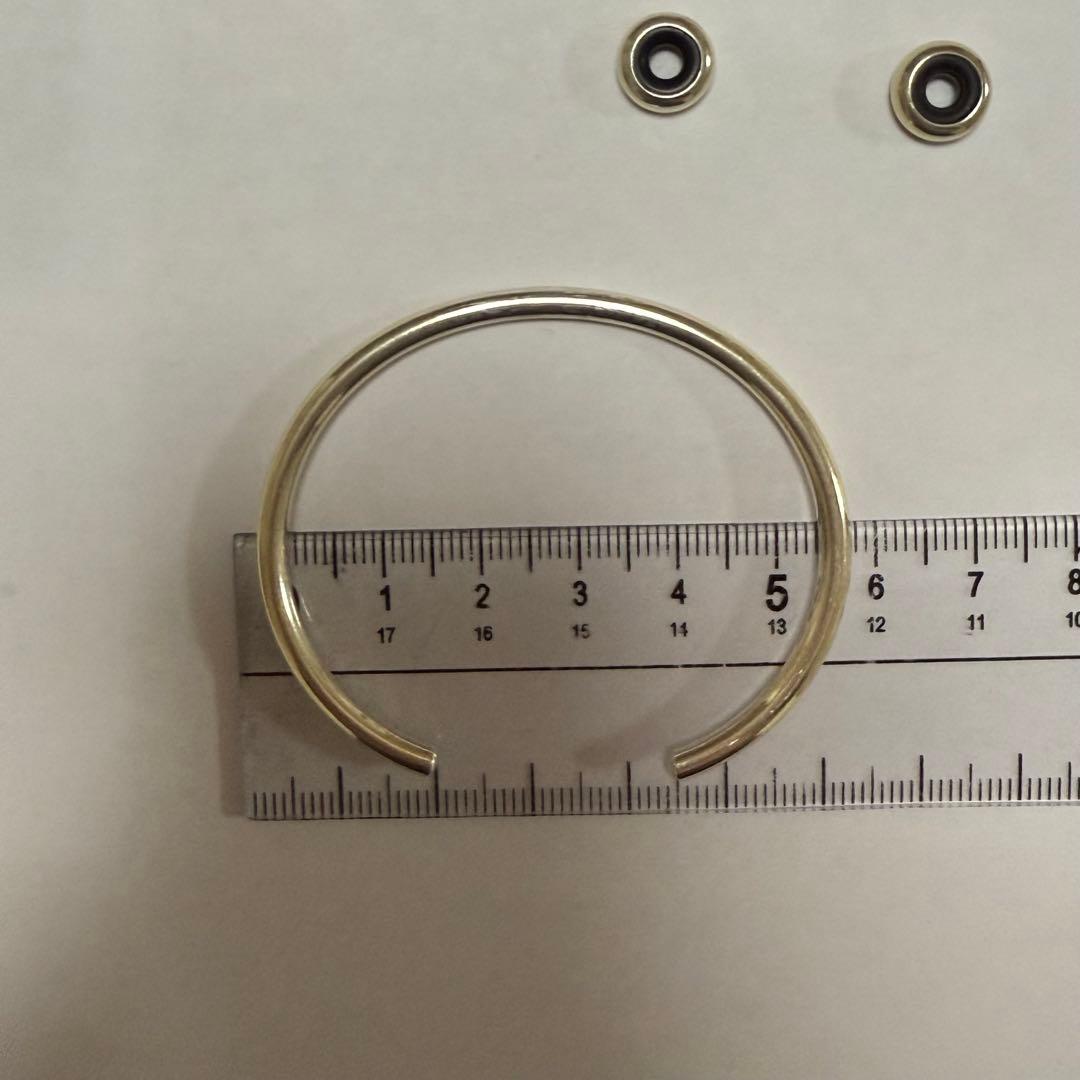 TROLLBEADS シルバー バングル スペーサー付きトロールビーズ