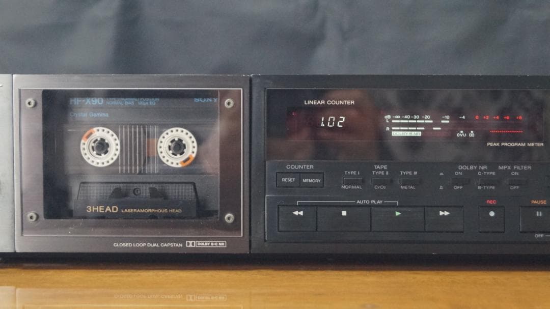 【中古】3ヘッドカセットデッキ「SONY TC-K333ES」