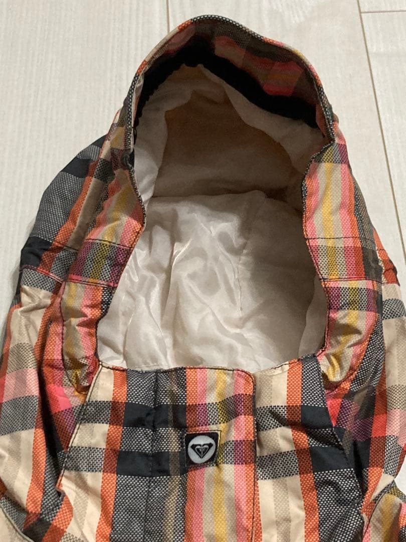 ROXY スノーボード(スキー)ウェアセット 上はM、下はSサイズ チェック柄