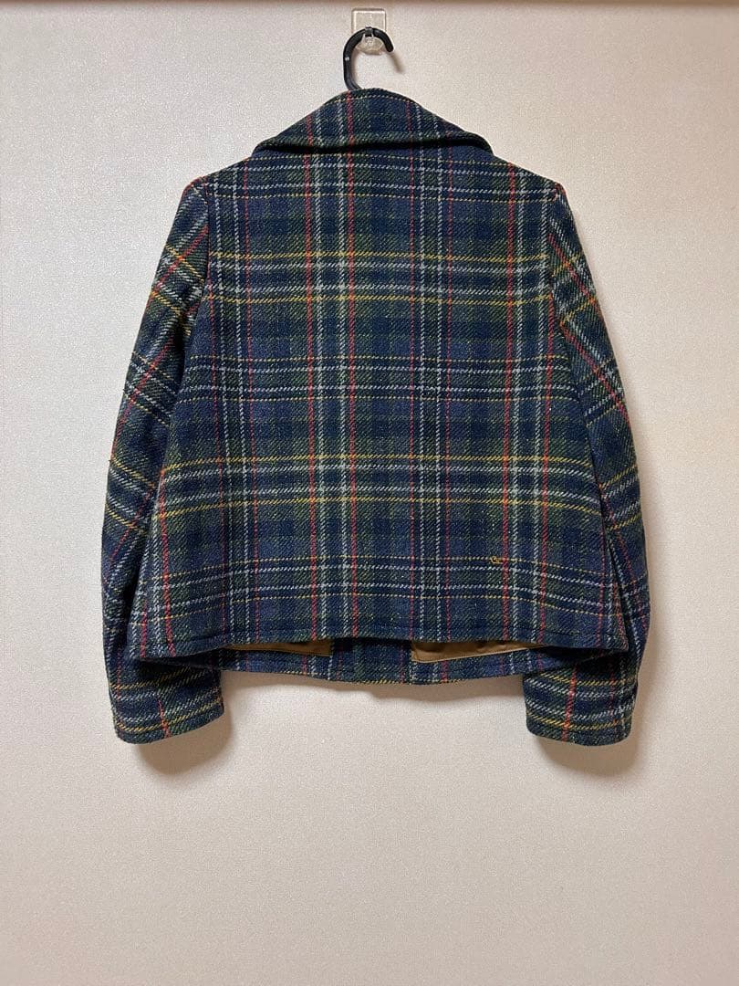 45R 45rpm コットンツィード　タータンアニーチロルジャケット