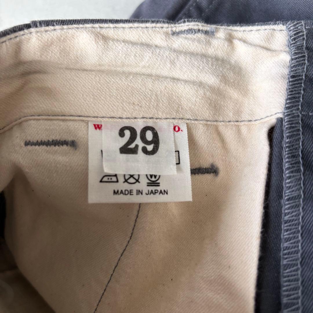 WAREHOUSE チノパン【DUCK DIGGER】 29サイズ　ブルーグレー