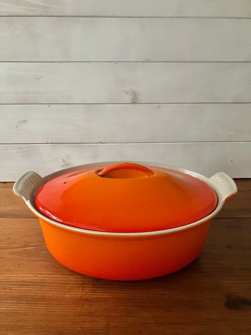 ル・クルーゼ LE CREUSET テリーヌオーバル 26 オレンジ