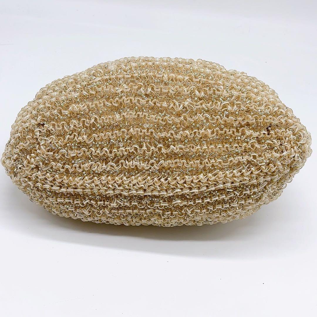 美品 アンテプリマ ワイヤーバッグ 2way チェーン ショルダー ベージュ系