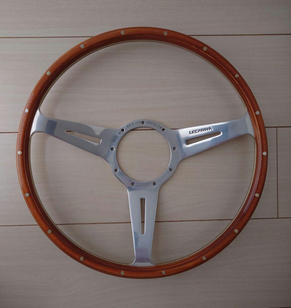 choutin LECARRA レカラ ウッドステアリング 当時物 希少