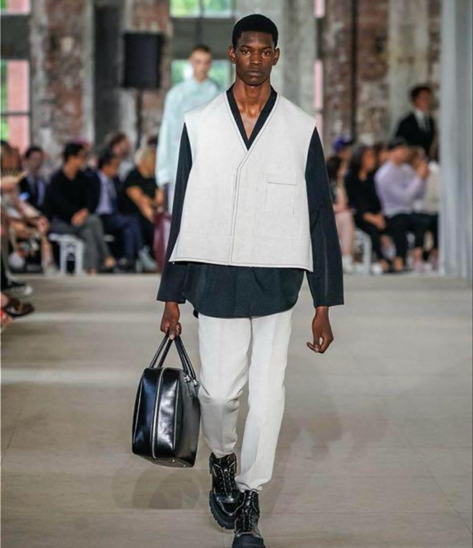 jilsander ジルサンダー ノーカラー　シャツジャケット