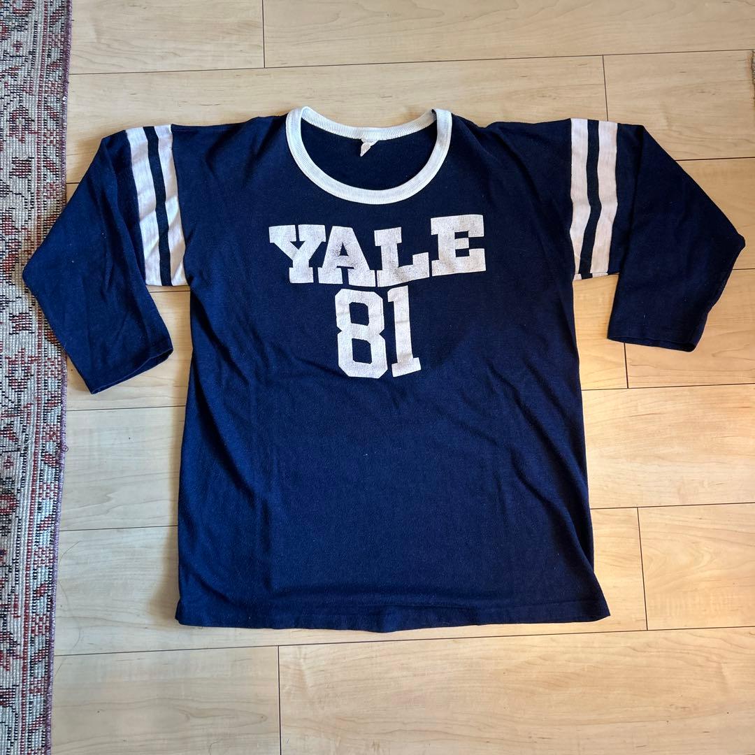 80s YALE vintage ナンバリング　フットボールT