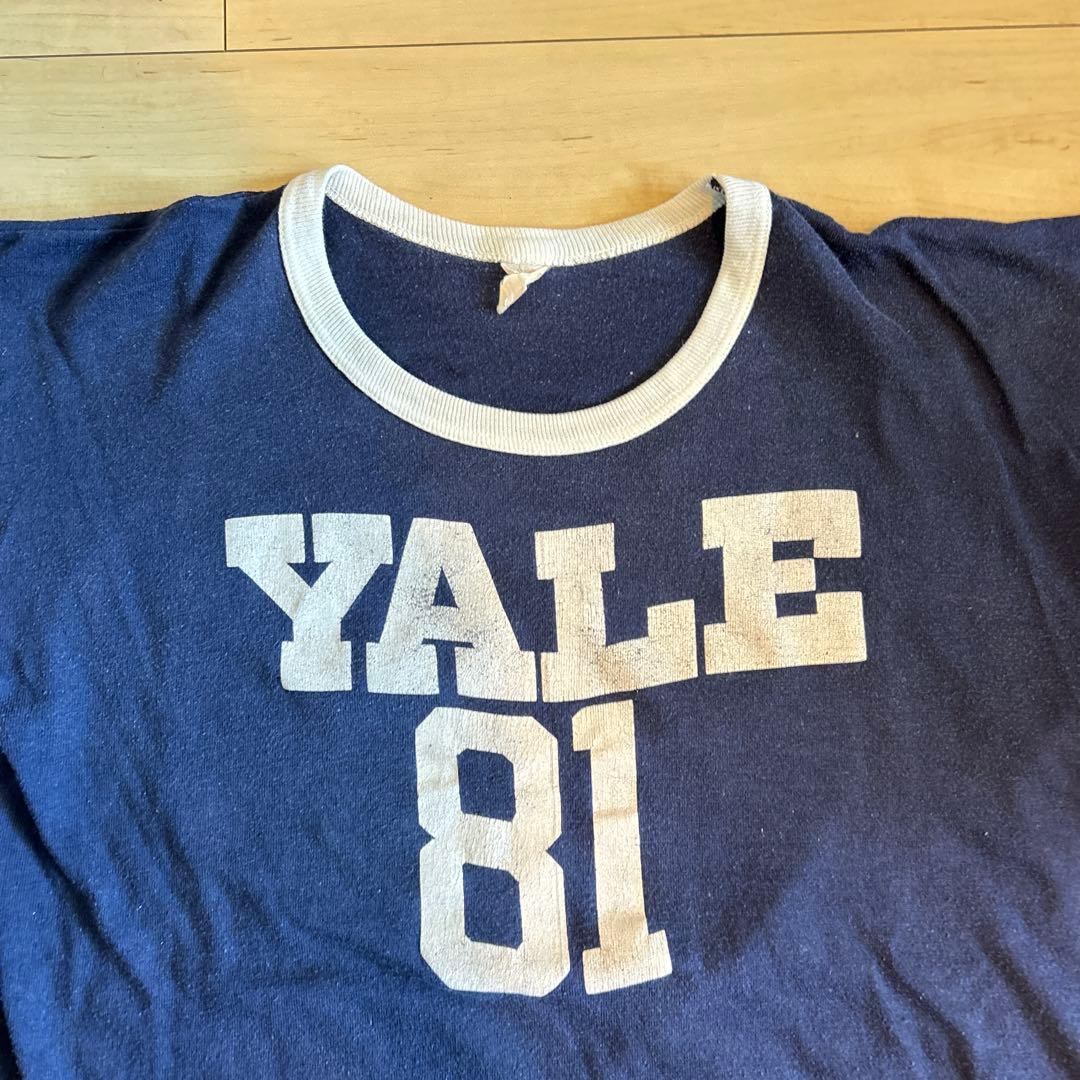80s YALE vintage ナンバリング　フットボールT