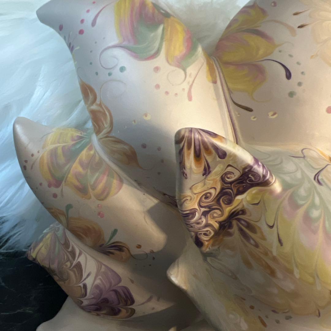 流体アート　ベアアート　九尾　特大サイズ