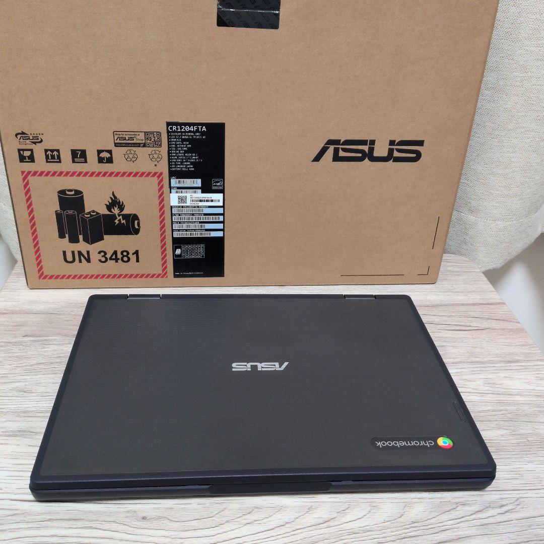 【ほぼ新品】chromebook CR12 flip、ペン内蔵、高精細