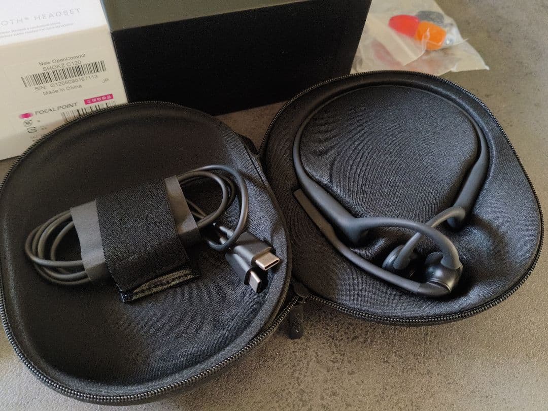 イヤホン SHOKZ OPENCOMM2 2025 Upgrade USB-C