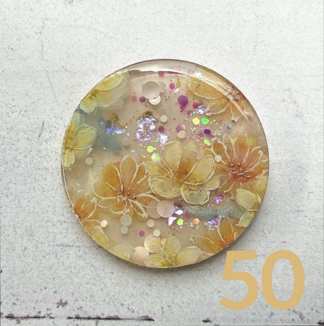 あやぽん✿12日よりプロフにお知らせあり フラワーハンドメイドヘアゴム47