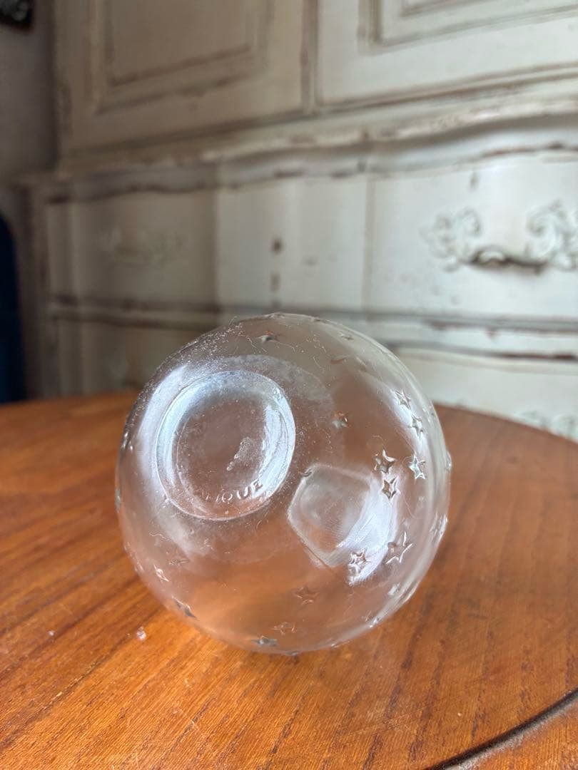 フランス　アンティーク　ガラス　パフューム　ボトル　香水瓶　ラリック　ビン　星