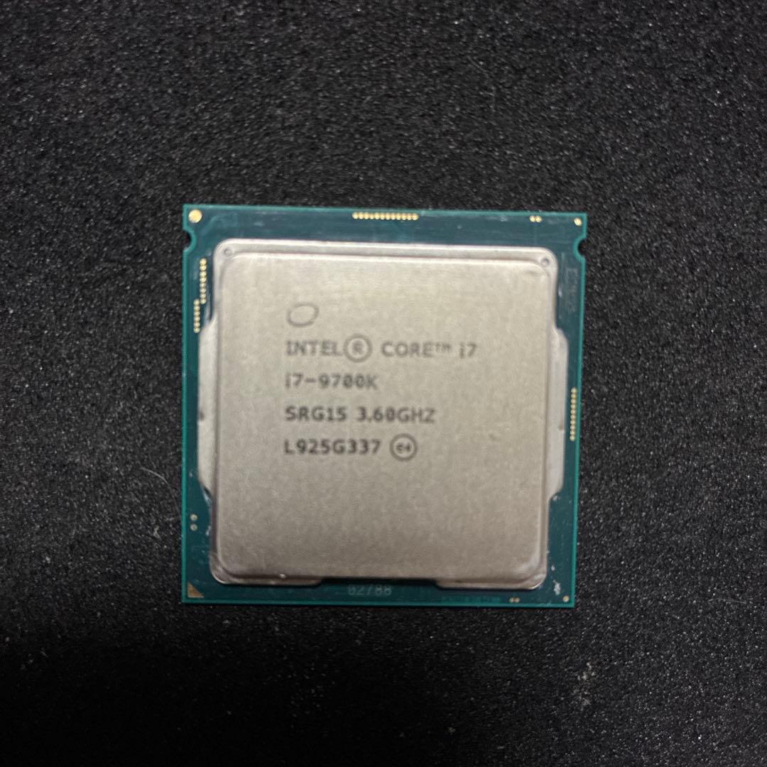 Intel Core i7-9700K CPU 動作確認済み