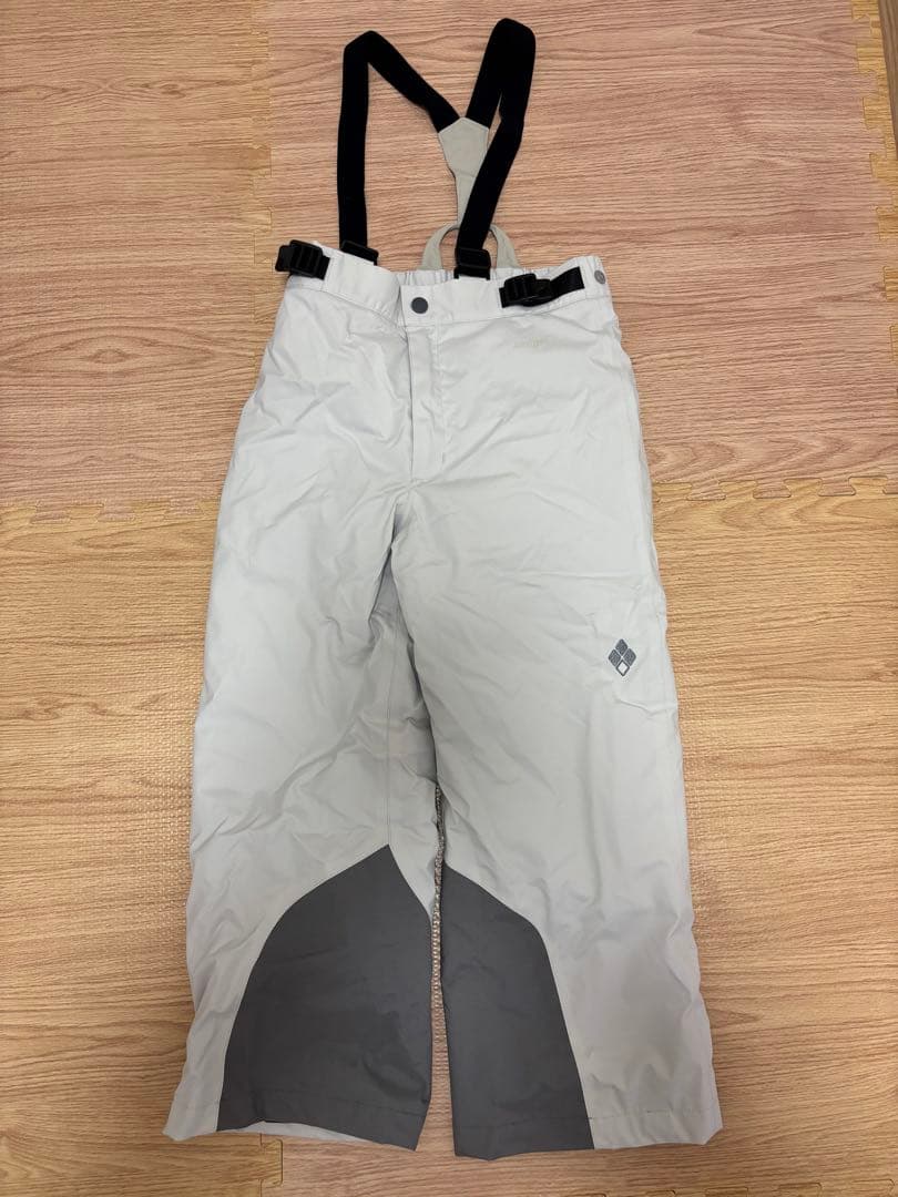 mont-bell キッズ用スキーウェア上下セット 120 赤