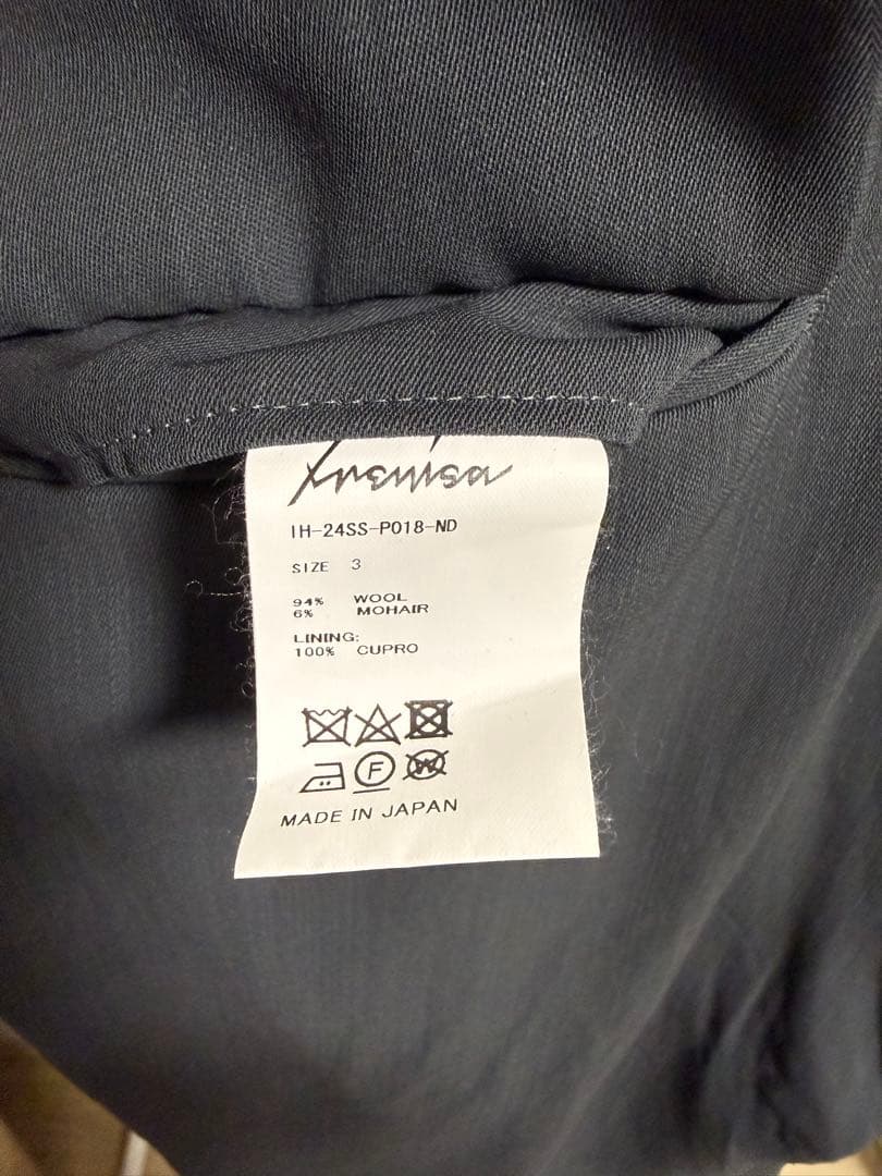 パンツ irenisa JACKET + TWO TUCKS WIDE TROUSERS