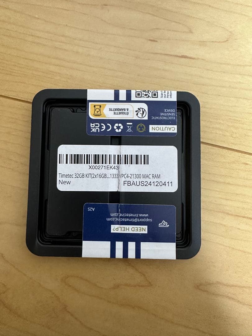 メモリー TIMETEC32GBKTT4266B1333PC4-21300MAC RAM