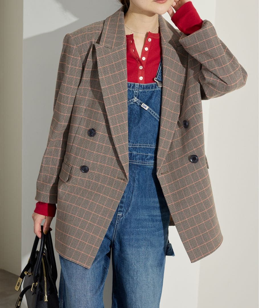 SLOB IENA チェックビックジャケット 36