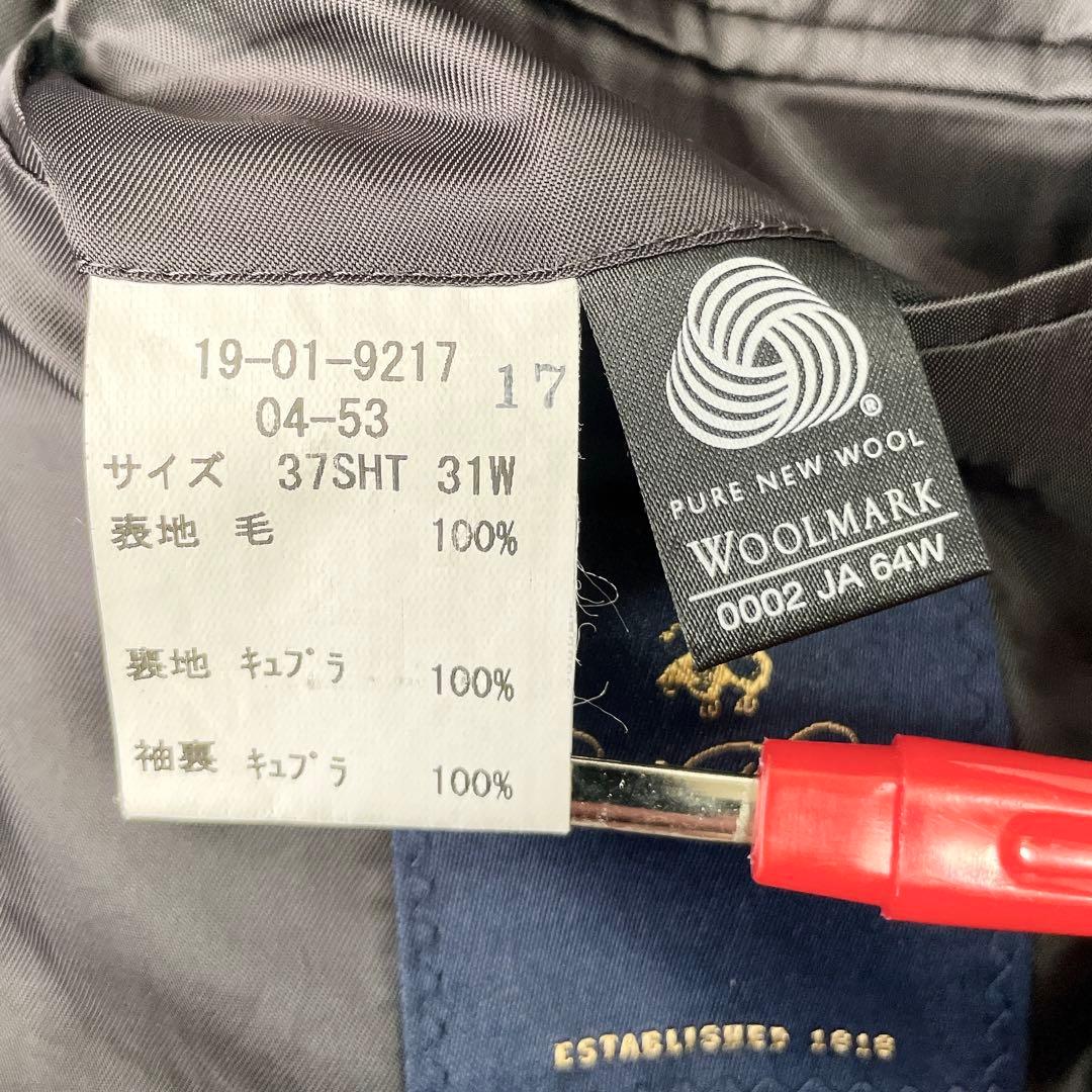 Brooks Brothers セットアップスーツ ウール 厚手 ブラック 37