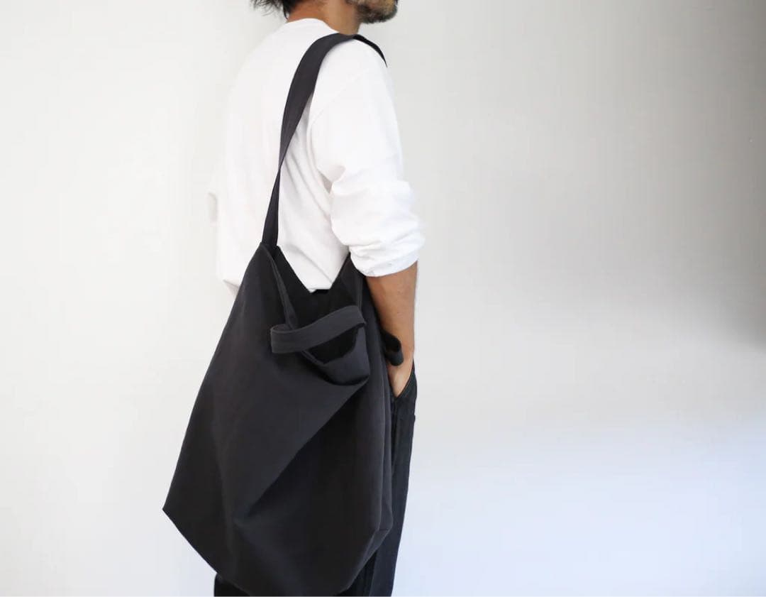 バッグ Kontor / brushed cotton big tote bag